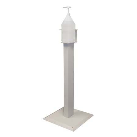 Large Capacity Bottle Dispenser Kit-Quartz Beige Coated Steel,